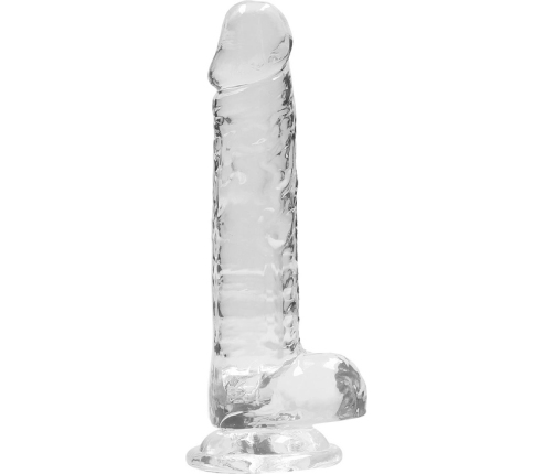 Realistic Dildo with Balls - 7 / 18 cm