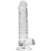 Realistic Dildo with Balls - 7 / 18 cm