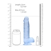 Realistic Dildo with Balls - 8 / 21 cm