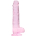 Realistic Dildo with Balls - 8 / 21 cm