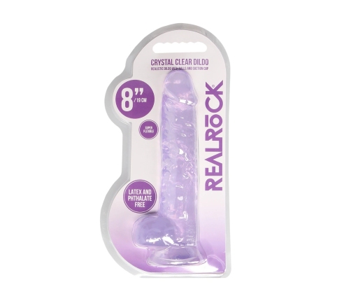 Realistic Dildo with Balls - 8 / 21 cm