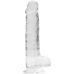 Realistic Dildo with Balls - 8 / 21 cm