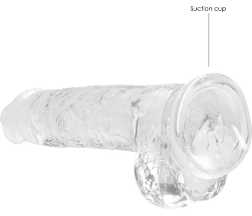 Realistic Dildo with Balls - 8 / 21 cm