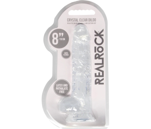 Realistic Dildo with Balls - 8 / 21 cm