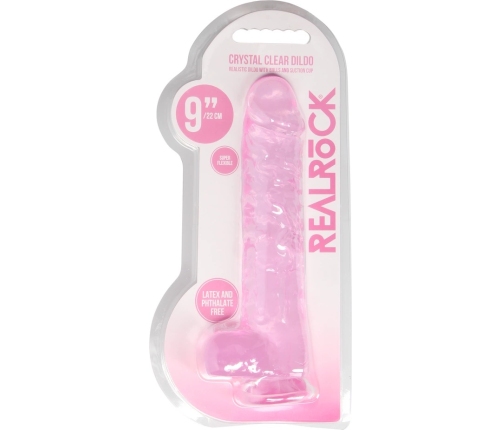 Realistic Dildo with Balls - 9 / 23 cm