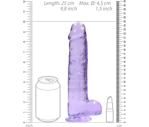 Realistic Dildo with Balls - 9 / 23 cm