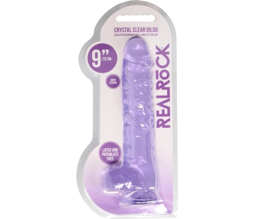 Realistic Dildo with Balls - 9 / 23 cm