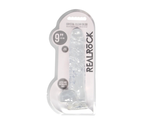 Realistic Dildo with Balls - 9 / 23 cm