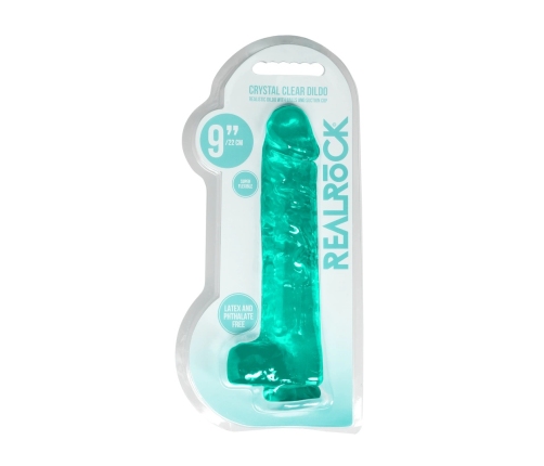 Realistic Dildo with Balls - 9 / 22 cm