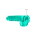 Realistic Dildo with Balls - 9 / 22 cm
