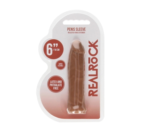 Toyfa Penis Sheath Model 6 - 16 cm Anatomical TPE Extension Sleeve