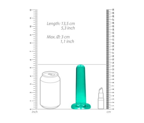 Non-Realistic Dildo with Suction Cup - 5 / 13,5 cm