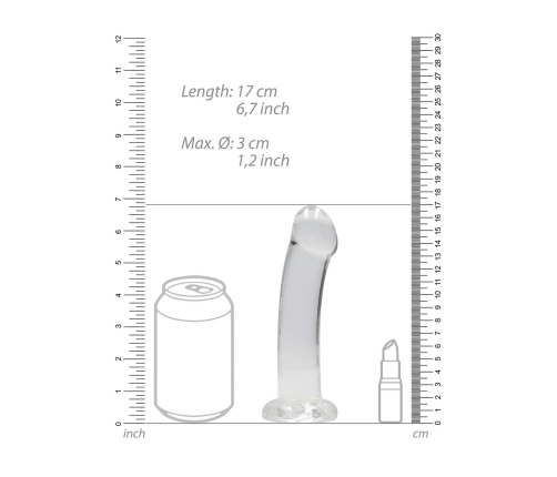 Non-Realistic Dildo with Suction Cup - 7 / 17 cm