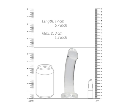Non-Realistic Dildo with Suction Cup - 7 / 17 cm