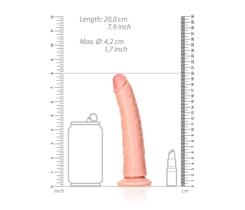 Slim Realistic Dildo with Suction Cup - 7 / 18 cm