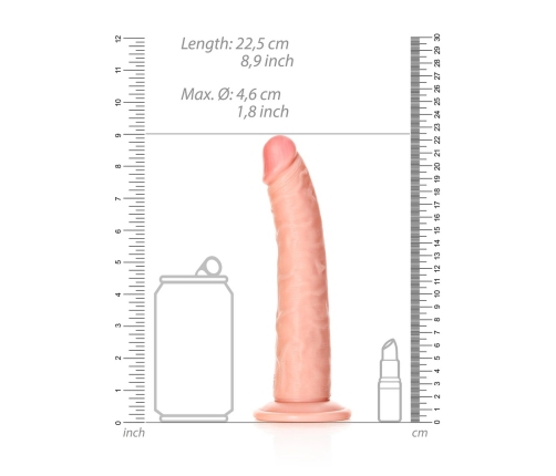 Slim Realistic Dildo with Suction Cup - 8 / 20,5 cm