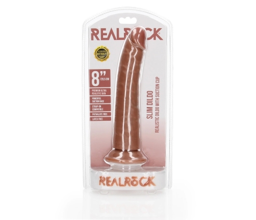 Slim Realistic Dildo with Suction Cup - 8 / 20,5 cm
