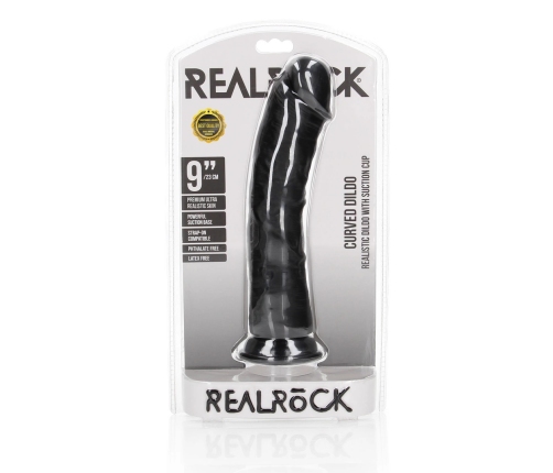 Curved Realistic Dildo with Suction Cup - 9 / 23 cm