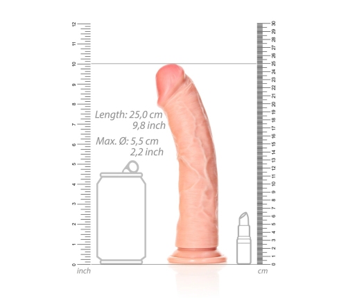 Curved Realistic Dildo with Suction Cup - 9 / 23 cm