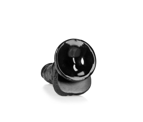 Curved Realistic Dildo with Balls and Suction Cup - 6 / 15,5 cm
