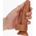 Curved Realistic Dildo with Balls and Suction Cup - 6 / 15,5 cm
