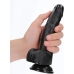Curved Realistic Dildo with Balls and Suction Cup - 7 / 18 cm