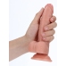 Curved Realistic Dildo with Balls and Suction Cup - 7 / 18 cm
