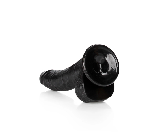 Curved Realistic Dildo with Balls and Suction Cup - 8 / 20,5 cm