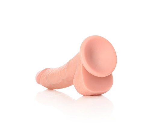 Curved Realistic Dildo with Balls and Suction Cup - 8 / 20,5 cm