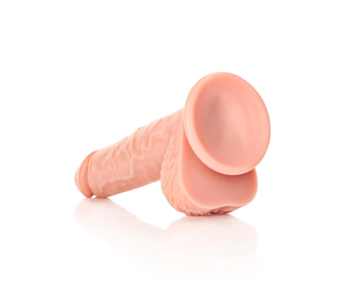 Straight Realistic Dildo with Balls and Suction Cup - 8 / 20,5 cm