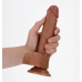 Straight Realistic Dildo with Balls and Suction Cup - 8 / 20,5 cm