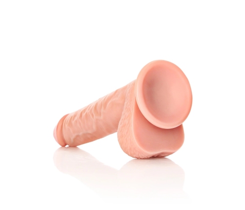 Straight Realistic Dildo with Balls and Suction Cup - 10 / 25,5 cm