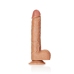 Straight Realistic Dildo with Balls and Suction Cup - 10 / 25,5 cm