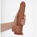 Straight Realistic Dildo with Balls and Suction Cup - 10 / 25,5 cm