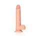Straight Realistic Dildo with Balls and Suction Cup - 11 / 28 cm
