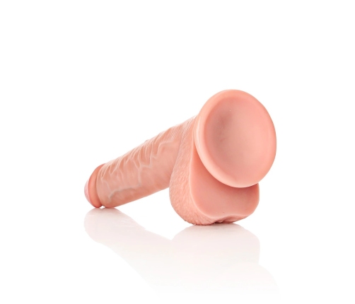 Straight Realistic Dildo with Balls and Suction Cup - 11 / 28 cm