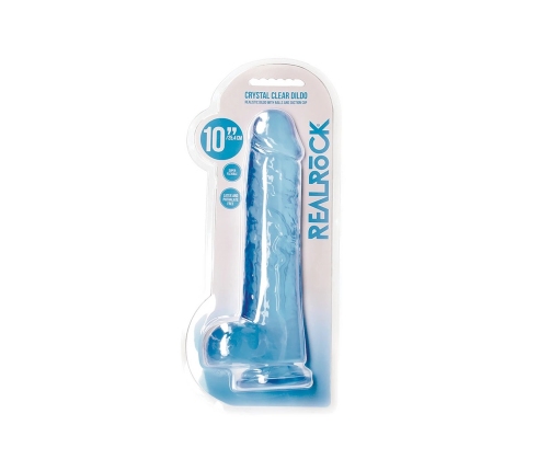 Realistic Dildo with Balls - 10 / 25,4 cm