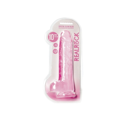 Realistic Dildo with Balls - 10 / 25,4 cm