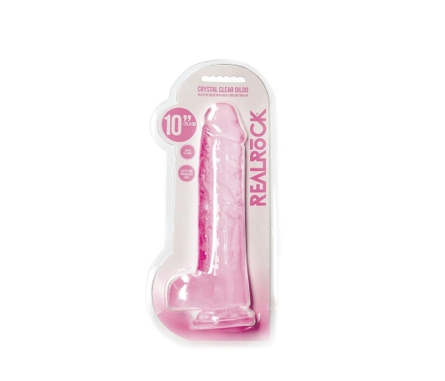 Realistic Dildo with Balls - 10 / 25,4 cm