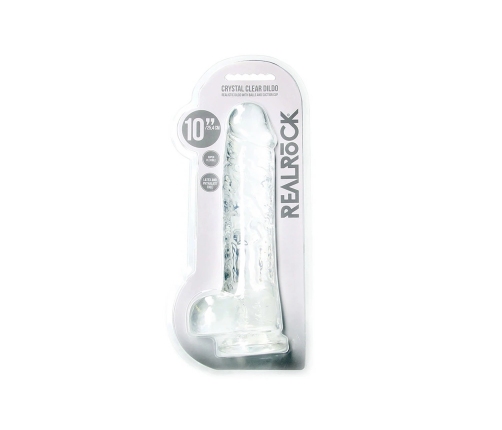 Realistic Dildo with Balls - 10 / 25,4 cm
