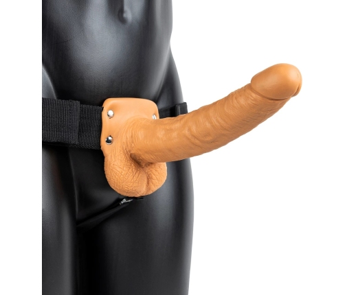Hollow Strap-On with Balls - 9 / 23 cm