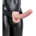 Vibrating Hollow Strap-On with Balls - 9 / 23 cm