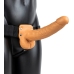 Vibrating Hollow Strap-On with Balls - 9 / 23 cm