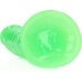 Slim Realistic Dildo with Suction Cup - Glow in the Dark - 7'' / 18 cm