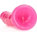 Slim Realistic Dildo with Suction Cup - Glow in the Dark - 8'' / 20 cm