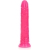Slim Realistic Dildo with Suction Cup - Glow in the Dark - 9'' / 22,5 cm