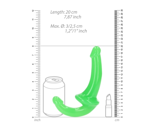 Strapless Strap-On - Glow in the Dark - 6'' / 13,5 cm