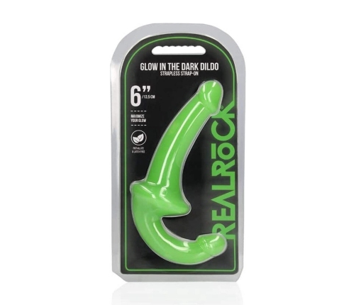 Strapless Strap-On - Glow in the Dark - 6'' / 13,5 cm