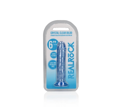 Straight Realistic Dildo with Suction Cup - 6'' / 14,5