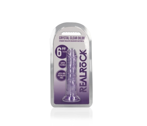 Straight Realistic Dildo with Suction Cup - 6'' / 14,5